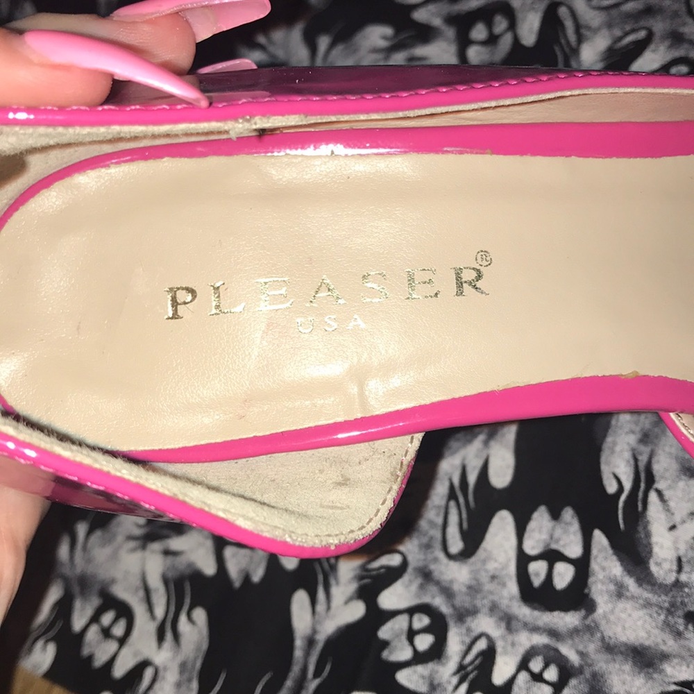 Pleaser USA Pink Stilettos - Picture 7 of 8